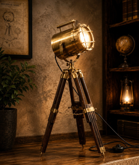 Tripod floor spotligt